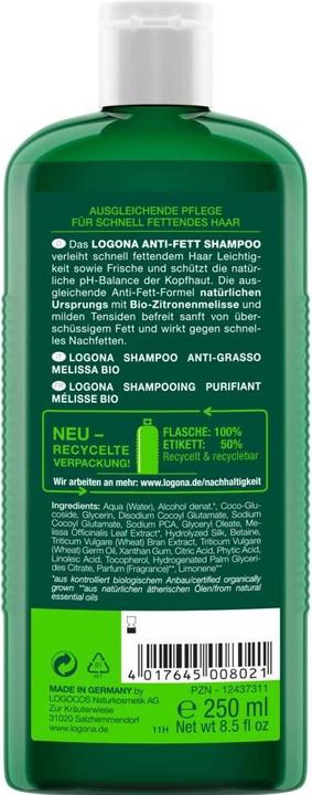 Actual product image Logona Balance (250 ml, Liquid shampoo)