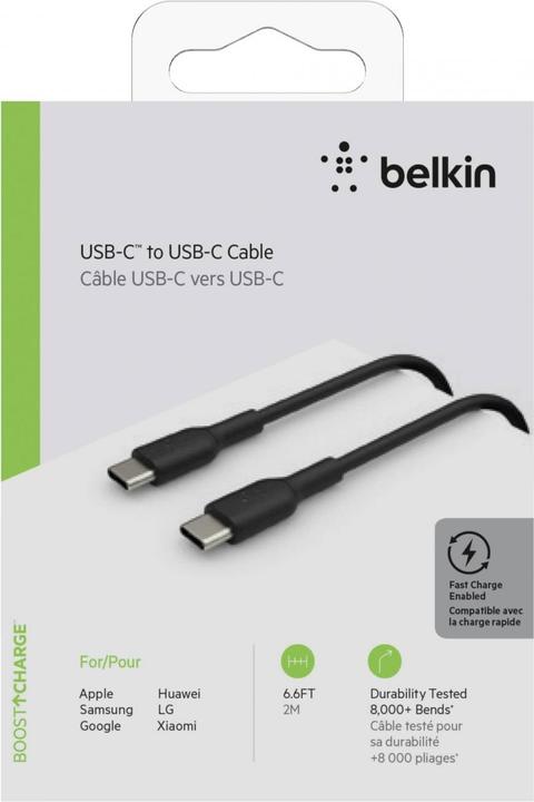 Produktbild Belkin USB C – USB C (2 m)