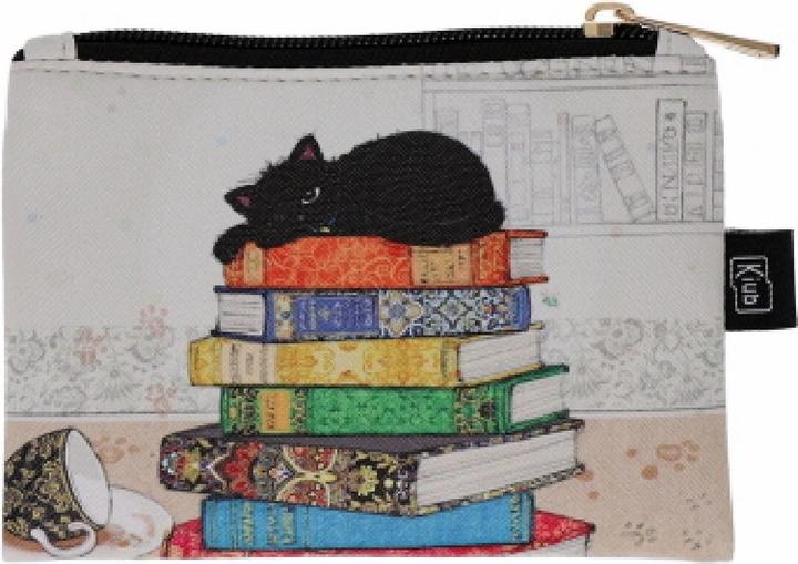Produktbild Kiub flaches portemonnaie pu kätzchen bücher bug art