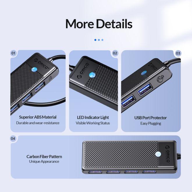 Produktbild Orico PW Series (USB-A, 4 Ports)