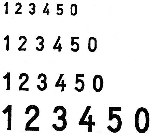 Produktbild Trodat Ziffernstempel