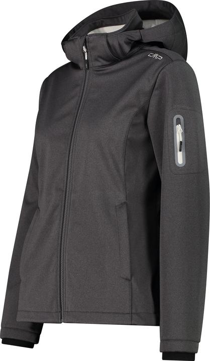 Actual product image CMP Campagnolo Women's Jacket Zip Hood Melange Softshell (44)