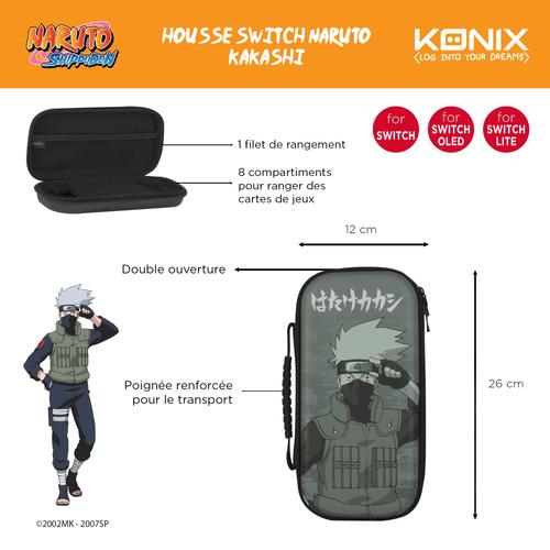 Image du produit Konix Kakashi Switch Tragetasche Grün (Switch, Switch Lite, Switch OLED)
