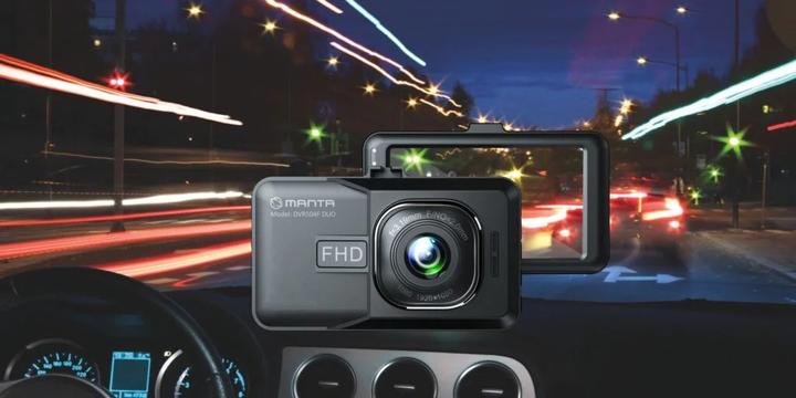 Produktbild Manta DVR504F DUO Black (Akku, FHD+)