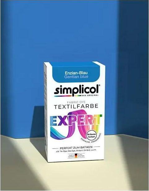 Produktbild Simplicol Textilfarbe expert (Enzianblau, 150 ml)