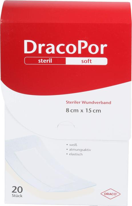 Produktbild Dracco DRACOPOR Wundverband 8x15 cm steril, 20 St PFL (20 x)