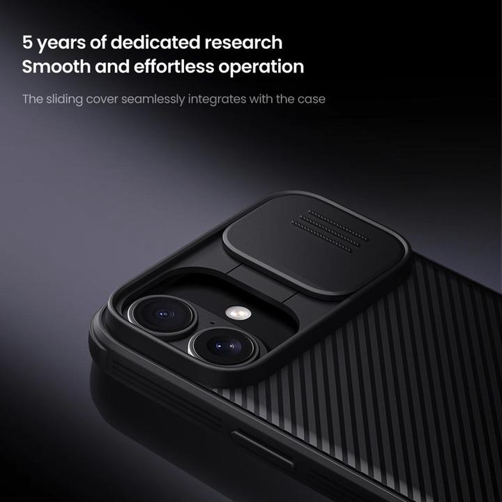 Actual product image Nillkin CamShield PRO Magnetic Hard Case for Apple iPhone 16 Plus Black (Apple iPhone 16 Plus)