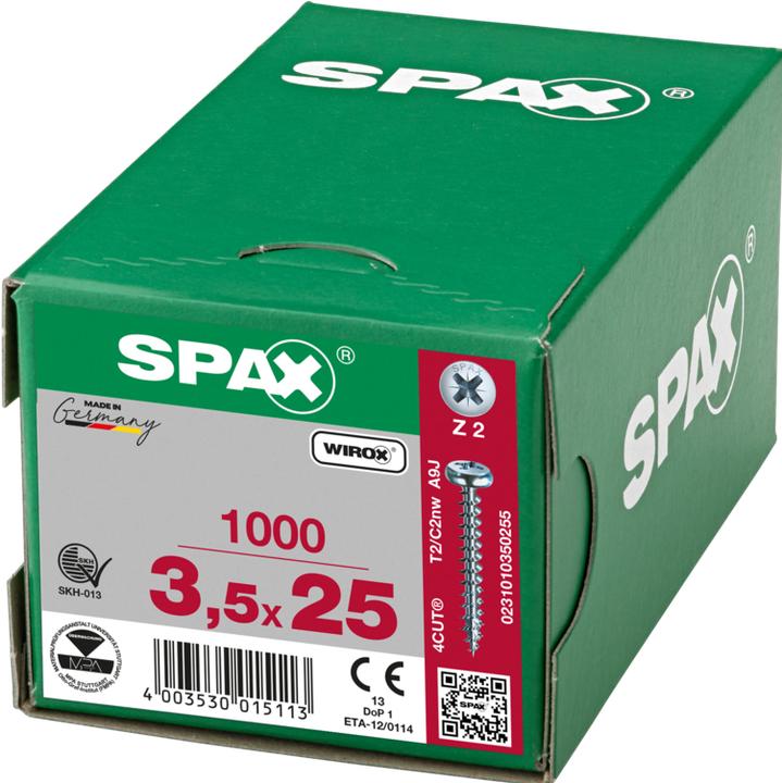 Actual product image Spax Chipboard screws (1000 Screws per piece)