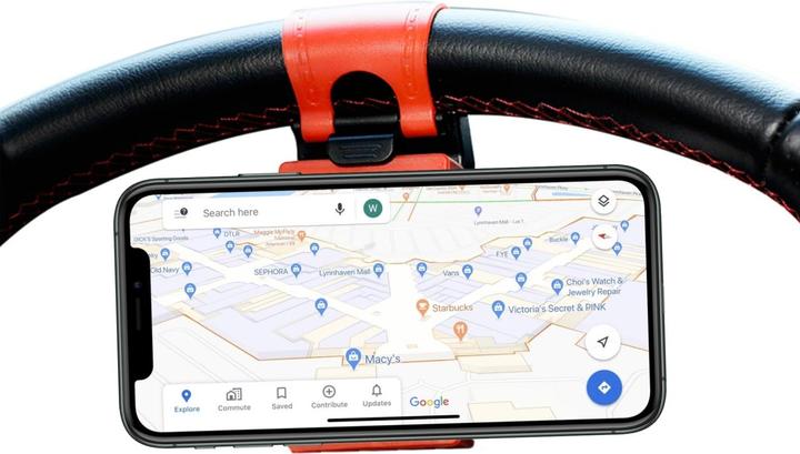 Produktbild G-Case Car Steering Wheel Holder Mount Lenkrad Auto Bike Halterung