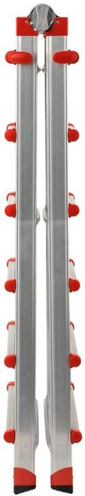 Produktbild Hailo M80, Aluminium-Multifunktionsleiter, 4x6 Sprossen (Teleskopleiter, 566 cm)