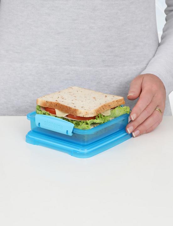 Actual product image Sistema Sandwich Box 450 ml assorted colours