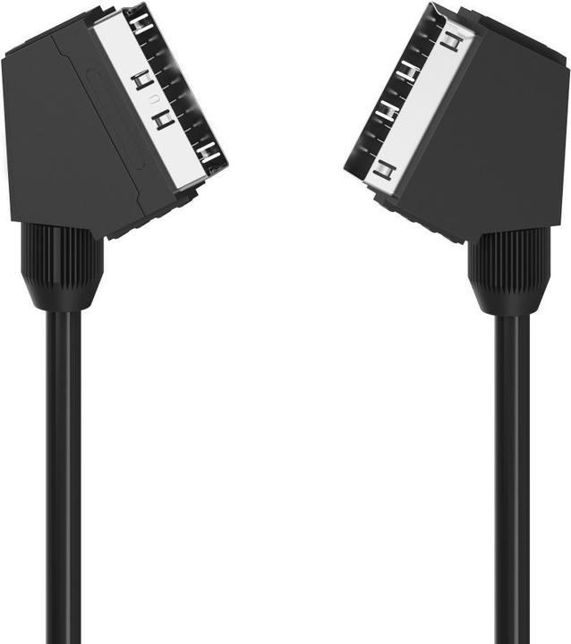 Produktbild Hama Scart-Kabel, Stecker - Stecker, 1,25 m, Schwarz (1.25 m, Scart)
