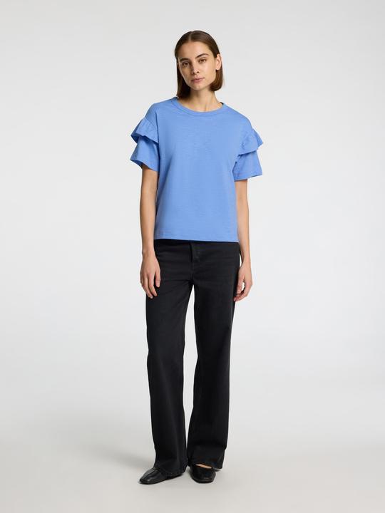 Immagine prodotto Selected Femme Bio-Baumwolle Rüschen T-Shirt (XL)