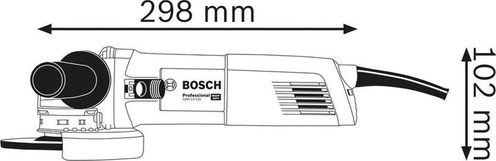 Image du produit Bosch Professional Meuleuse d'angle avec X-LOCK GWX 14-125 (125 mm)