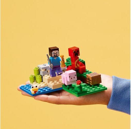 Produktbild LEGO Der Hinterhalt des Creeper (21177, LEGO Minecraft)