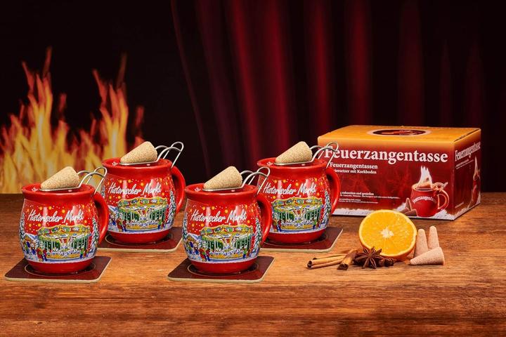 Feuerzangentasse Tasse (4 x)
