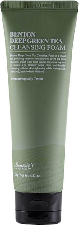 Benton deep green tea cleansing foam (Schaum, 120 ml)