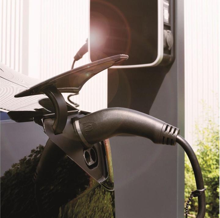 Produktbild Harting E-Auto-Spiralladekabel (Typ 2, 22 kW, 32 A, 5 m)