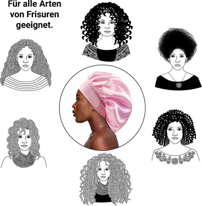 Produktbild X-Tac Satin Haarschlaf-Haube