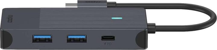 Produktbild Rapoo USB-C Multiport Adapter, 4-in-1, grau (USB-C, 4 Ports)