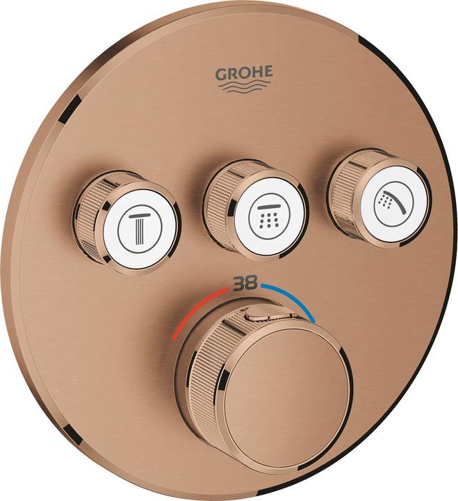 Produktbild Grohe Thermostat GROHTHERM SMARTCONTROL rd 3 ASV wa sun gebü