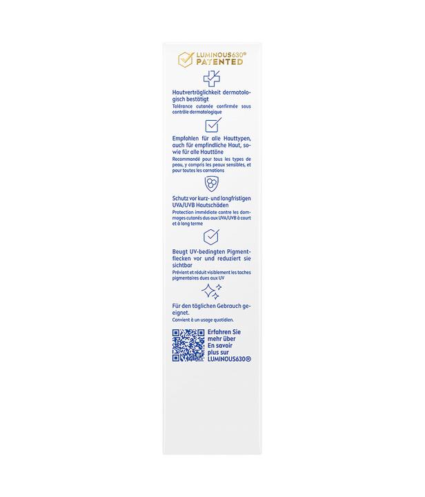 Actual product image NIVEA Sun UV Face Luminous Anti-Pigments FPS50 (Sun cream face, SPF 50, 40 ml, 500 g)