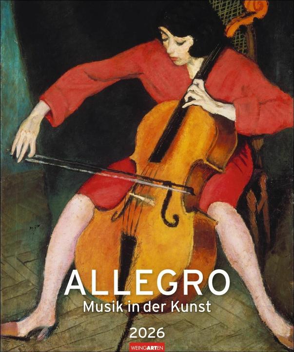 Actual product image Allegro - Musik in der Kunst Kalender 2026 (46 x 55 cm, German)