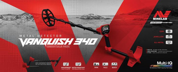 Actual product image Minelab VANQUISH 340 + Pro-Find 15