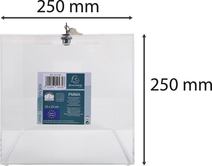 Produktbild Exacompta Einwurfbox (220 x 170 mm)