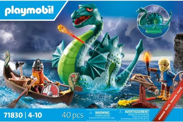 Produktbild Playmobil Wikinger mit Seeungeheuer (71830, Playmobil History)