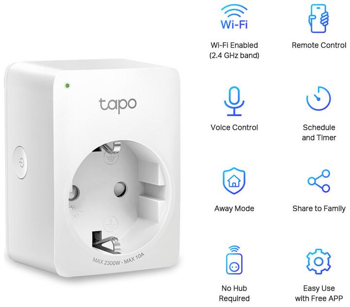 Productafbeelding TP-Link Tapo P100 Slimme Stekker