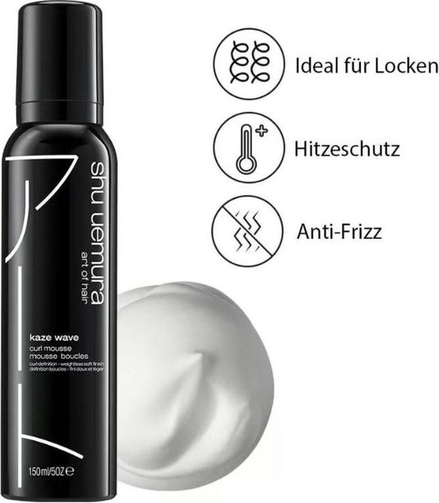 Produktbild Shu Uemura Kaze Wave Curl Mousse (150 ml, Lockenschaum)