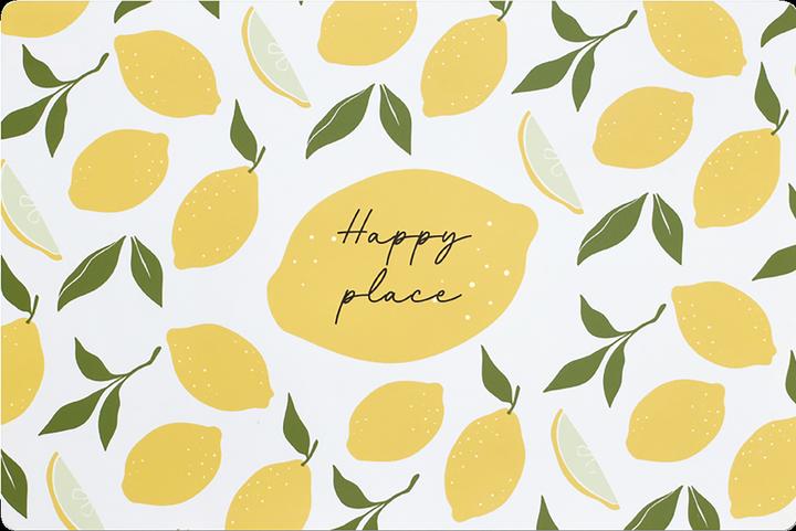 Actual product image Zeller Present Tischset Lemons 45x30 cm (1 pcs., 45 x 30 x 1 cm)