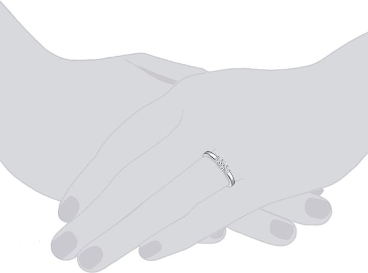 Produktbild Trilani Damen Sterling Silber Topas silber - 11304 (58, 925 Silber)