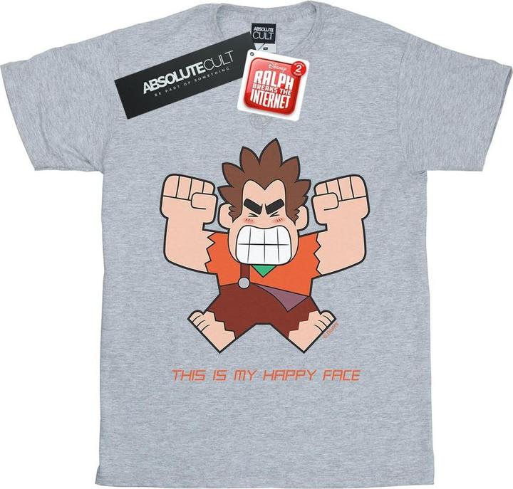Disney Wreck It Ralph Happy Face TShirt (L)