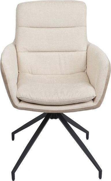Produktbild Mendler 6er-Set Esszimmerstuhl HWC-K32, Küchenstuhl Lehnstuhl Stuhl, drehbar Auto-Position, Stoff/Textil - c