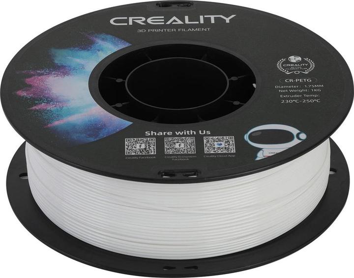 Actual product image Creality Filament (PETG, 1.75 mm, 1000 g, White)