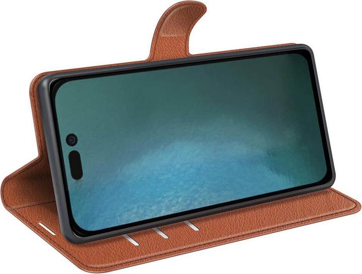 Produktbild Cover-Discount iPhone 14 Plus - Leder Etui Hülle braun (Apple iPhone 14 Plus)