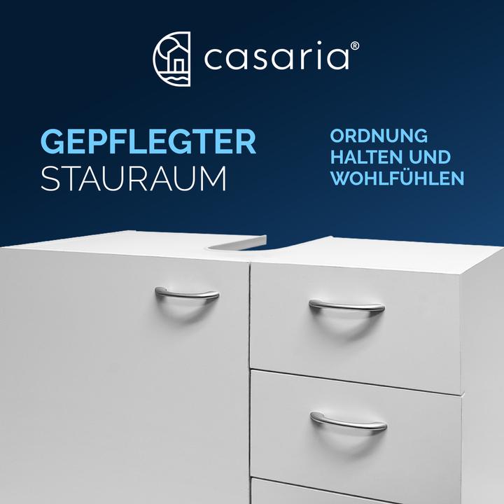Produktbild Casaria Waschbeckenunterschrank (63 x 30 x 54 cm)