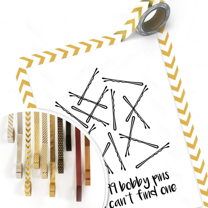 Produktbild Trenddeko I got 99 Bobby Pins (60 x 80 cm)