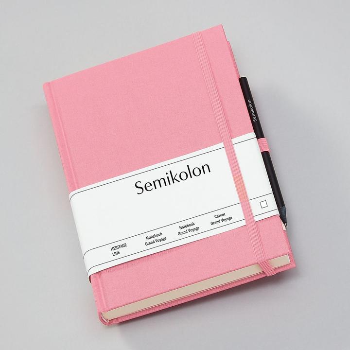Actual product image Semikolon Grand Voyage (A5, Plain, Hardcover)