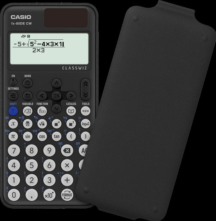 Image du produit Casio FX-85DE CW (Cellules solaires, Piles)
