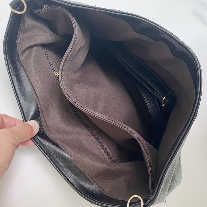 Image du produit Only-Bags.Store Pochette de grande capacité à la mode, porte-cartes en cuir PU, porte-documents décontracté et