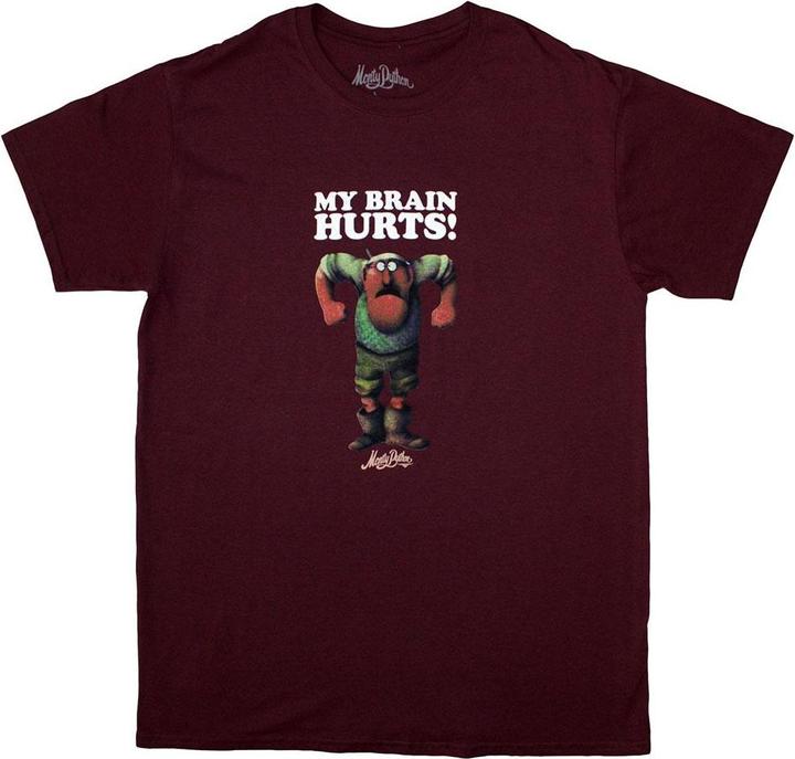 Produktbild Monty Python My Brain Hurts TShirt (XL)