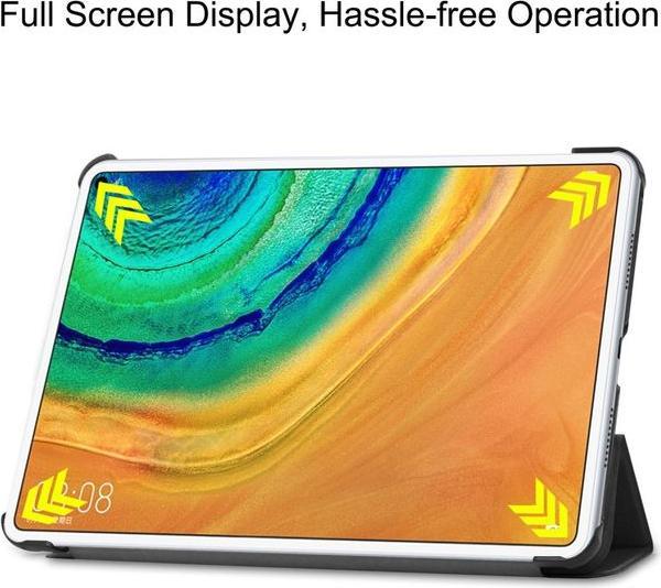 Actual product image Enkay Leather Smart Case triple foldable (MatePad Pro)