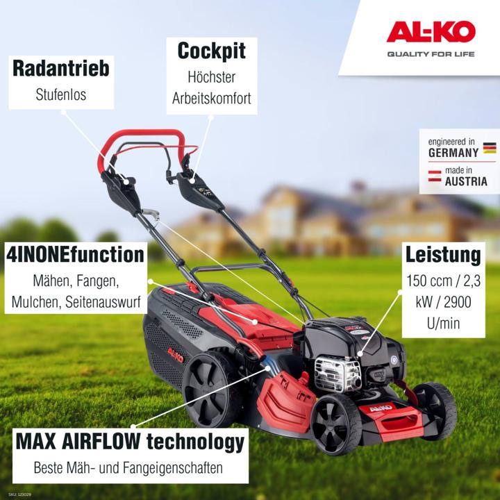 Produktbild AL-KO Benzin-Rasenmäher 473 VS-B, Premium (Benzinbetrieb)