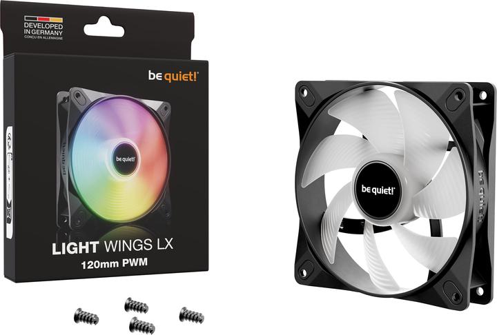 Produktbild be quiet! LIGHT WINGS LX 120mm PWM (120 mm, 1 x)