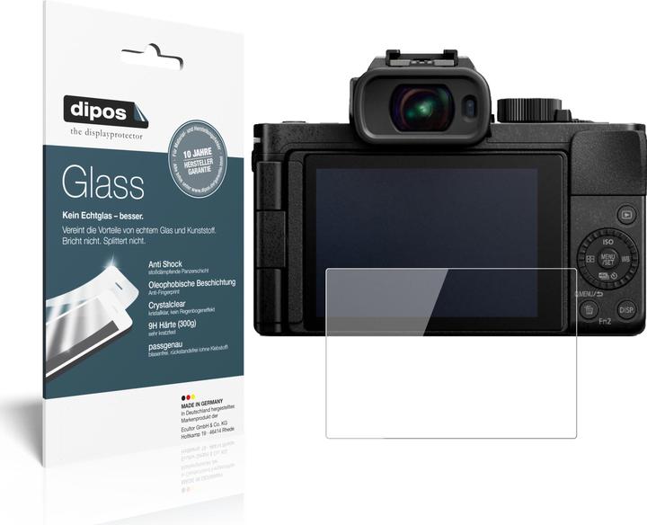 Dipos Displayschutz Anti-Shock (Displayschutz, Panasonic Lumix DC-G110)