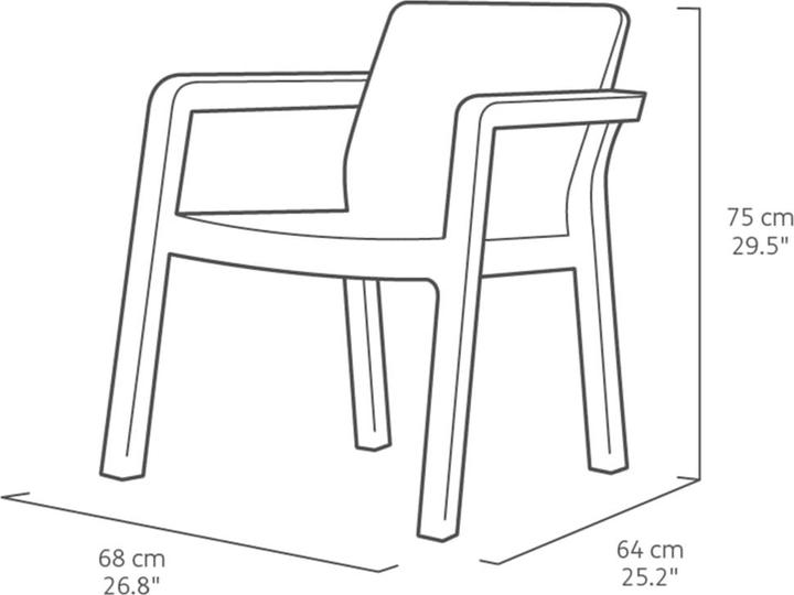 Actual product image Keter Eileen (47 cm)