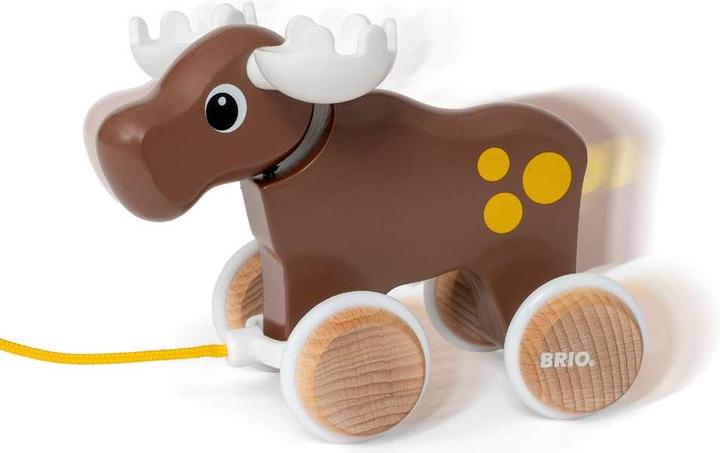Actual product image Brio Pull-along moose